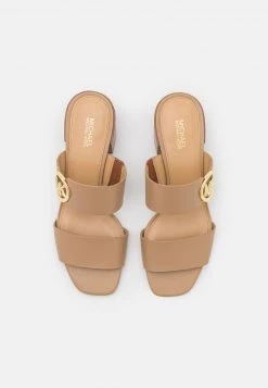 MICHAEL Michael Kors Damen SUMMER MID - Pantolette Hoch - Camel -Michael Kors Verkäufe b94dd060848a4fcc990fad7e27821822