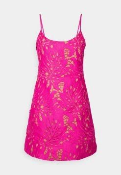 MICHAEL Michael Kors Damen PALM LACE DRESS - Cocktailkleid/festliches Kleid - Cerise -Michael Kors Verkäufe ba51c215263f4e9dae9afbaf16038906