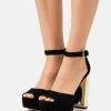 MICHAEL Michael Kors Damen PORTER ANKLE STRAP - High Heel Sandalette - Black