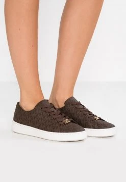 MICHAEL Michael Kors Damen KEATON LACE UP - Sneaker Low - Brown