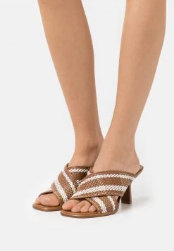 MICHAEL Michael Kors Damen GIDEON MULE - Pantolette Hoch - Luggage/multi-coloured