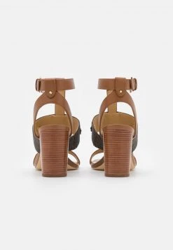 MICHAEL Michael Kors Damen IZZY T STRAP - High Heel Sandalette - Brown/multi-coloured -Michael Kors Verkäufe bd6f3da959874d768c9f24e2a2173a12