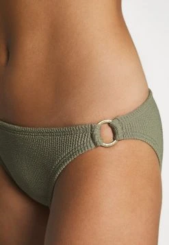 MICHAEL Michael Kors Damen DECADENT TEXTURE LOGO SIDE RING BOTTOM - Bikini-Hose - Army Green -Michael Kors Verkäufe bec7f3024dbd489fb2711e4b1318cfc7