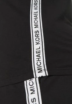 MICHAEL Michael Kors Damen LOGO TAPE TANK - Top - Black -Michael Kors Verkäufe c06b2cb314f742e58b649cd8121dd9a3