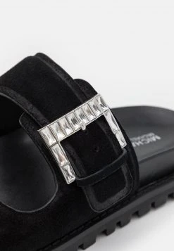 MICHAEL Michael Kors Damen GISELLE SLIDE - Pantolette Flach - Black -Michael Kors Verkäufe c0ac5c8fa3544d11a515d8a265cb5542