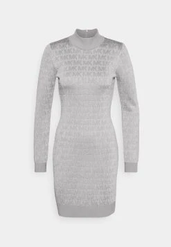 MICHAEL Michael Kors Damen Cocktailkleid/festliches Kleid - Mottled Dark Grey -Michael Kors Verkäufe c0eba888f1754b50a3b7c7ae7ba8f001