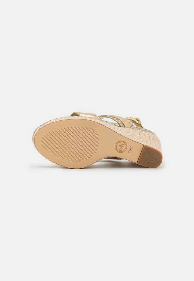 FARRAH WEDGE - Plateausandalette - pale gold MICHAEL Michael Kors Damen FARRAH WEDGE - Plateausandalette - Pale Gold -Michael Kors Verkäufe c103824f97a1457293719ed0dab255f1