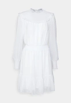 MICHAEL Michael Kors Damen SWISS DOT SMOCKED DRESS - Freizeitkleid - White 12 MICHAEL Michael Kors Damen SWISS DOT SMOCKED DRESS - Freizeitkleid - White -Michael Kors Verkäufe c1cd7d3f02b54d4fb09dc150c4635e76