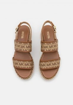 MICHAEL Michael Kors Damen PRESLEY - Plateausandalette - Beige/ebony -Michael Kors Verkäufe c2c1cbf08ec240709b9bc85b741130dd