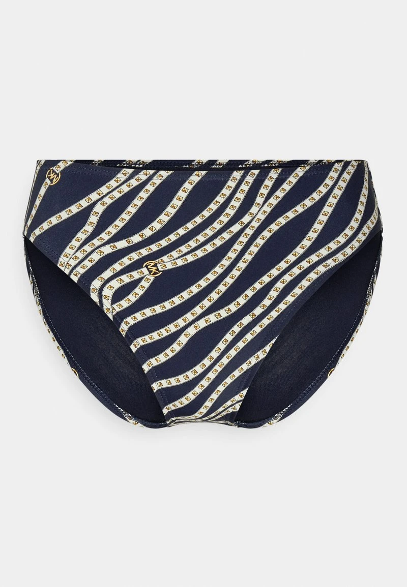 MICHAEL Michael Kors Damen DIAGONAL BELT HIGH LEG BOTTOM - Bikini-Hose - Navy 6 MICHAEL Michael Kors Damen DIAGONAL BELT HIGH LEG BOTTOM - Bikini-Hose - Navy – Bild 4
