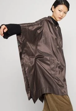 MICHAEL Michael Kors Damen ANORAK - Cape - Chocolate -Michael Kors Verkäufe c3a4496487804941b7ac5c4c6c05c9db