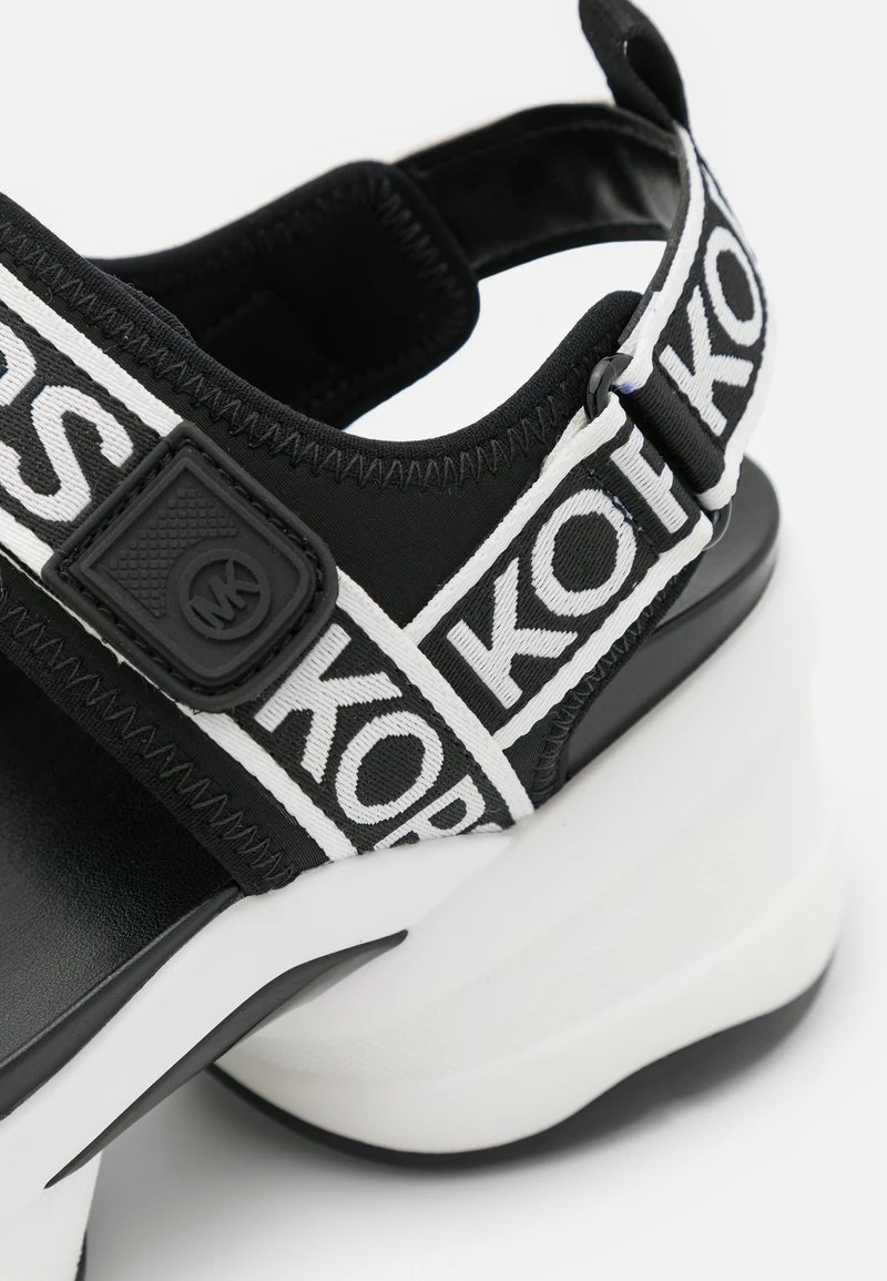 MICHAEL Michael Kors Damen OLYMPIA - Plateausandalette - Black/white 9 MICHAEL Michael Kors Damen OLYMPIA - Plateausandalette - Black/white – Bild 7