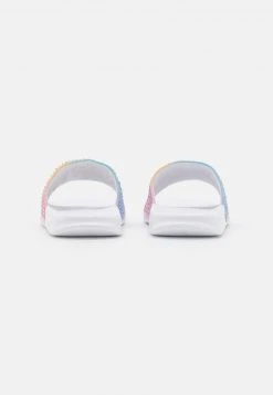 MICHAEL Michael Kors Unisex JETT CHARM - Pantolette Flach - White -Michael Kors Verkäufe c42af926e9284156bd4a1ef513412820