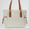 MICHAEL Michael Kors Damen VOYAGER SIGNATURE TOTE - Handtasche - Vanilla -Michael Kors Verkäufe c4fe630597a74a2e904f8c2c1b1202d9