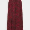 MICHAEL Michael Kors Damen PLEATED MIDI SKIRT - A-Linien-Rock - Crimson -Michael Kors Verkäufe c8343efdd92340b8bbce5f9d2a8a52be