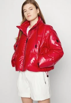MICHAEL Michael Kors Damen CROPPED METALLIC PUFFER - Winterjacke - Crimson 13 MICHAEL Michael Kors Damen CROPPED METALLIC PUFFER - Winterjacke - Crimson -Michael Kors Verkäufe c84ac878464746b9acb5f72ee392a667