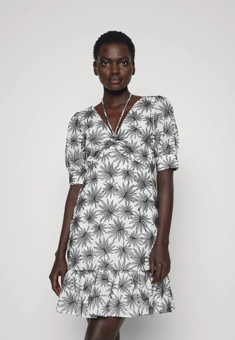 MICHAEL Michael Kors Damen LAWN MINI DRESS - Freizeitkleid - White/black 3 MICHAEL Michael Kors Damen LAWN MINI DRESS - Freizeitkleid - White/black