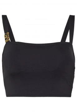 MICHAEL Michael Kors Damen LOGO SOLIDS BRALETTE - Bikini-Top - Black -Michael Kors Verkäufe cb17ac17e6e6414880d40e78e0e6d4f5