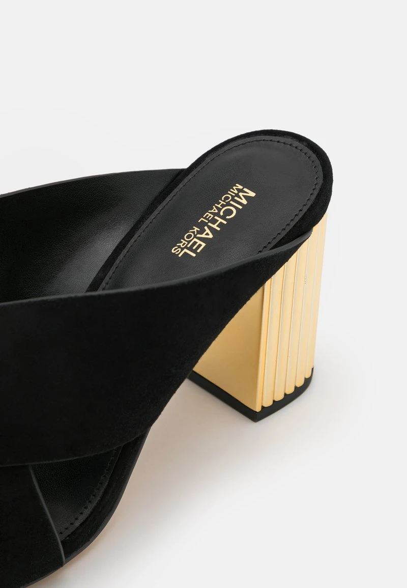 MICHAEL Michael Kors Damen PORTER MULE - Pantolette Hoch - Black 9 MICHAEL Michael Kors Damen PORTER MULE - Pantolette Hoch - Black – Bild 7