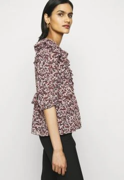 MICHAEL Michael Kors Damen DAINTY - Bluse - Dark Ruby -Michael Kors Verkäufe cbccdaef368843009f0f029d5e9f92c9