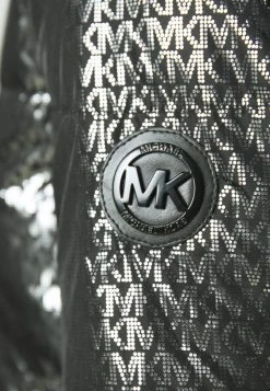 MICHAEL Michael Kors Damen Daunenjacke - Black/silver -Michael Kors Verkäufe cc4545d44685461d966501e5315d49b4