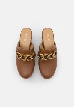 MICHAEL Michael Kors Damen SCARLETT - Clogs - Luggage -Michael Kors Verkäufe cc6d10ccb5d8441b8ace6bc9a86182e0