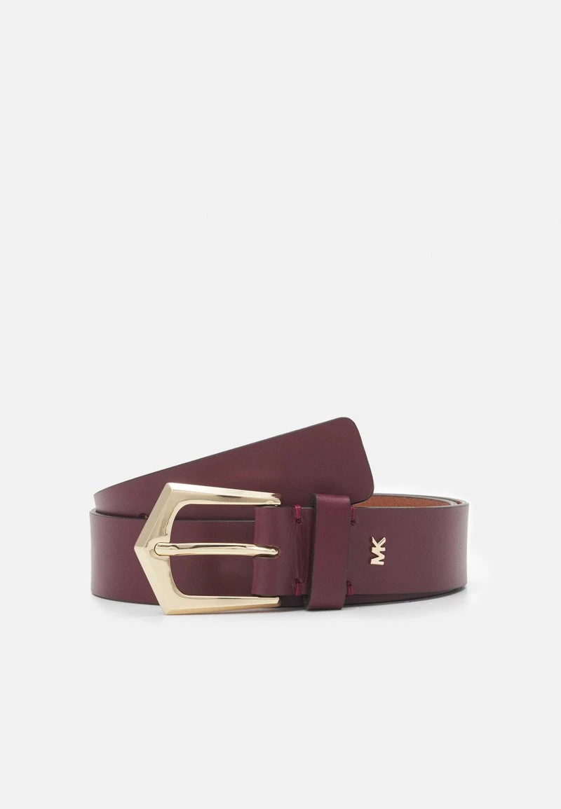 MICHAEL Michael Kors Damen BELT - Gürtel - Dark Berry/gold-coloured 3 MICHAEL Michael Kors Damen BELT - Gürtel - Dark Berry/gold-coloured