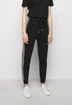 MICHAEL Michael Kors Damen LOGO TAPE JOGGER - Jogginghose - Black