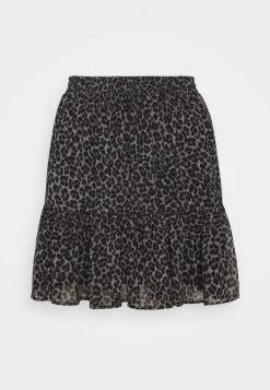 MICHAEL Michael Kors Damen CHEETAH MINI SKIRT - Minirock - Malachitegry -Michael Kors Verkäufe cfb343ee2e6948899f037bb30fdf4b3d