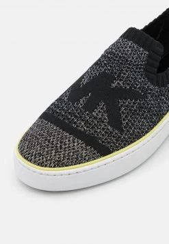 MICHAEL Michael Kors Damen SKYLER - Sneaker Low - Black/silver -Michael Kors Verkäufe cfd46560c57346b7845f480bbd3419fa