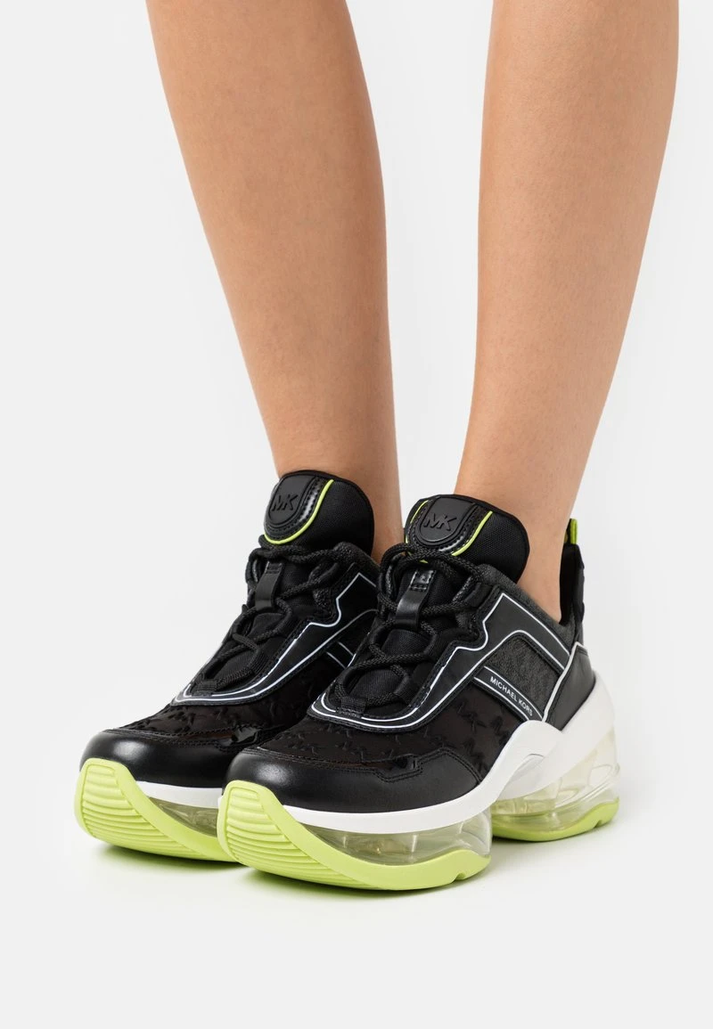 MICHAEL Michael Kors Damen OLYMPIA TRAINER EXTREME - Sneaker Low - Black/multi-coloured 3 MICHAEL Michael Kors Damen OLYMPIA TRAINER EXTREME - Sneaker Low - Black/multi-coloured