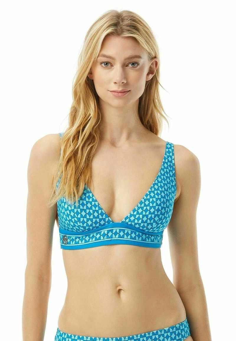 MICHAEL Michael Kors Damen Bikini-Top - Cyan Blue 3 MICHAEL Michael Kors Damen Bikini-Top - Cyan Blue