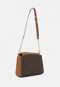 MICHAEL Michael Kors Damen KARLIEMD SATCHEL - Handtasche - Brown -Michael Kors Verkäufe d208201903e14fa1a47658d8113d918b