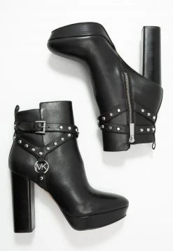 MICHAEL Michael Kors Damen PRESTON PLATFORM - High Heel Stiefelette - Black -Michael Kors Verkäufe d238248d01fb49e1aa06d3159c401113