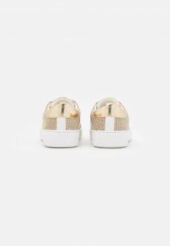 MICHAEL Michael Kors Damen IRVING STRIPE LACE UP - Sneaker Low - Pale Gold -Michael Kors Verkäufe d4174880db714253a6224fb82d89b04a