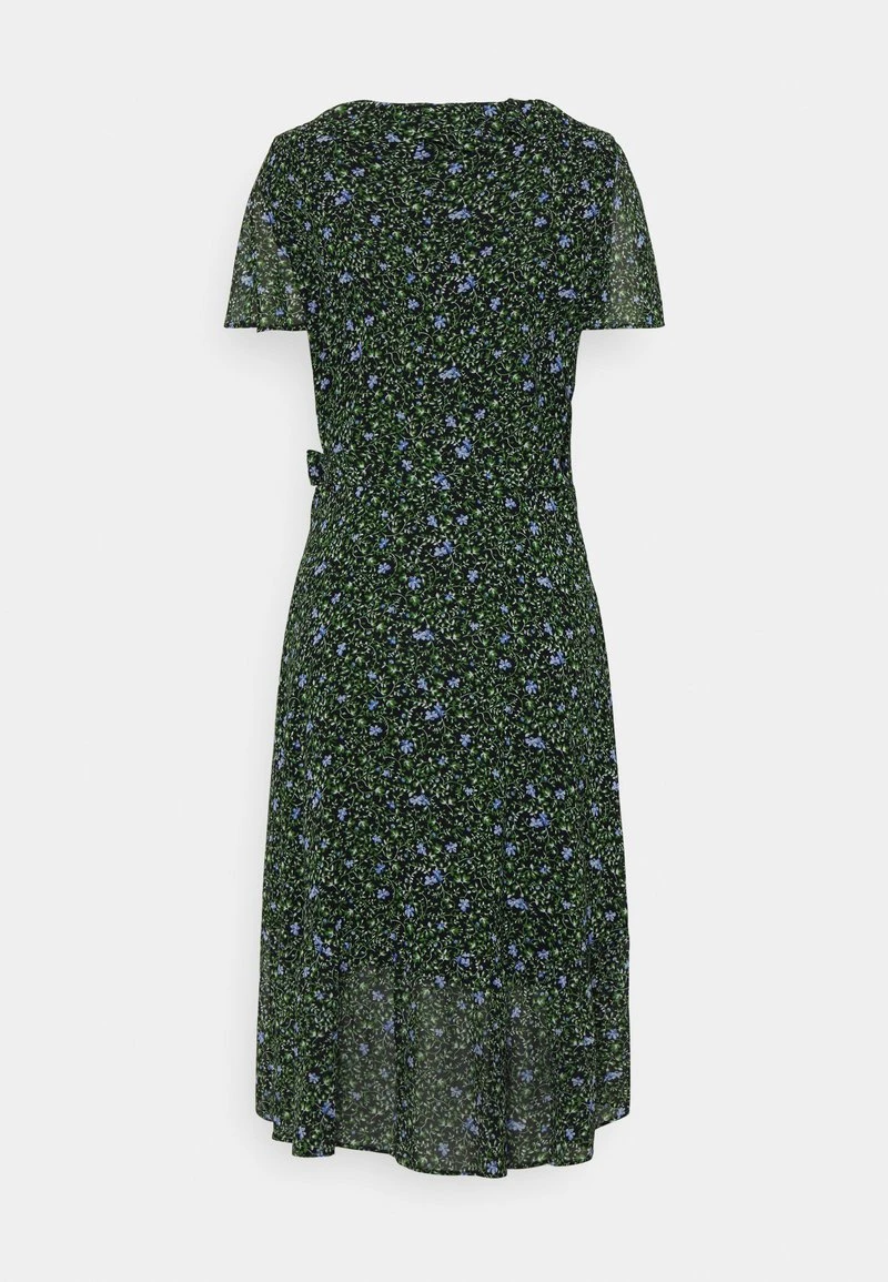 MICHAEL Michael Kors Damen MIDI WRAP - Cocktailkleid/festliches Kleid - Black 4 MICHAEL Michael Kors Damen MIDI WRAP - Cocktailkleid/festliches Kleid - Black – Bild 2