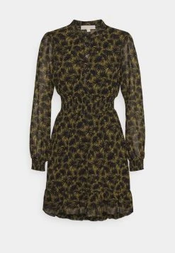 MICHAEL Michael Kors Damen PALMETTO SMOCK DRESS - Freizeitkleid - Smoky Olive -Michael Kors Verkäufe d4e3ee3c33ea438aae6106158b43f2bc