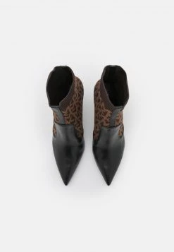 MICHAEL Michael Kors Damen SHILOH BOOTIE - Stiefelette - Black/brown 13 MICHAEL Michael Kors Damen SHILOH BOOTIE - Stiefelette - Black/brown -Michael Kors Verkäufe d6b21857e65b453faa1a8ed55f716ff6