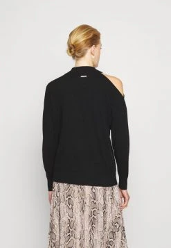 MICHAEL Michael Kors Damen CUTOUT - Strickpullover - Black -Michael Kors Verkäufe d80a7404650a4d558dd2f4d9686338db