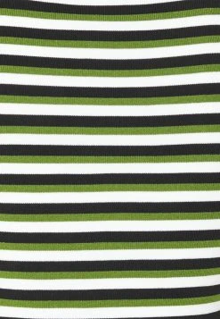 MICHAEL Michael Kors Damen TRI COLOR STRIPE TEE - T-Shirt Print - Leaf Green -Michael Kors Verkäufe d897da61c62d49dfabac5e83fd153924