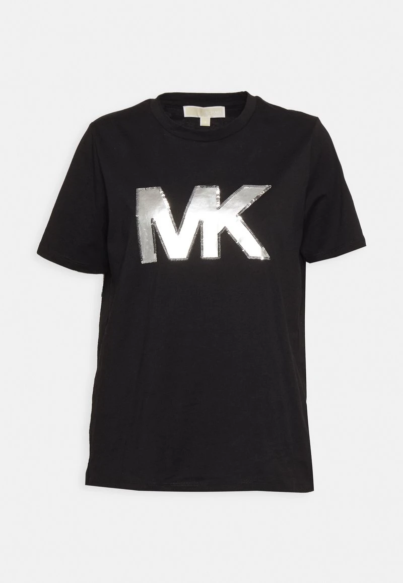 MICHAEL Michael Kors Damen SEQN LOGO TEE - T-Shirt Print - Black 8 MICHAEL Michael Kors Damen SEQN LOGO TEE - T-Shirt Print - Black – Bild 6