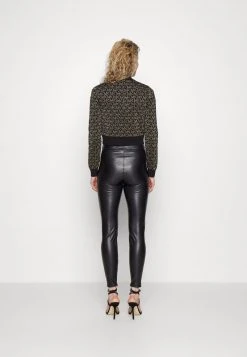 MICHAEL Michael Kors Damen DOT CROP TOP - Strickpullover - Black/gold 4 MICHAEL Michael Kors Damen DOT CROP TOP - Strickpullover - Black/gold -Michael Kors Verkäufe dad2da553b8b4cfe961f3ae344587884