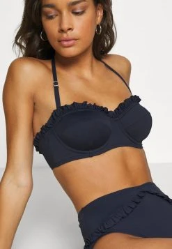MICHAEL Michael Kors Damen ICONIC SOLIDS RUFFLED HIGH LEG BOTTOM - Bikini-Hose - New Navy 11 MICHAEL Michael Kors Damen ICONIC SOLIDS RUFFLED HIGH LEG BOTTOM - Bikini-Hose - New Navy -Michael Kors Verkäufe dc2e83a764e04ba7b11b018fb392ec90