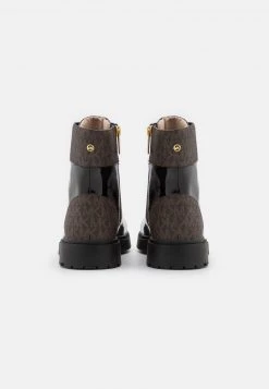 MICHAEL Michael Kors Damen ALISTAIR BOOTIE - Schnürstiefelette - Black/brown -Michael Kors Verkäufe dc66de25c5024de79992e8b2d3933b09
