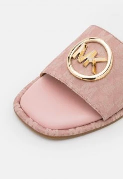 MICHAEL Michael Kors Damen HAYWORTH SLIDE - Pantolette Flach - Fawn -Michael Kors Verkäufe dc7573fd622546a89887c059efc47a59