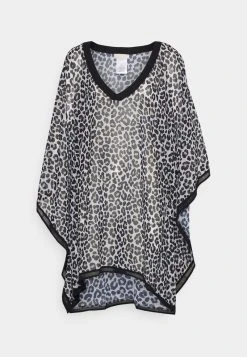 MICHAEL Michael Kors Damen CAFTAN COVER UP - Strandaccessoire - Khaki -Michael Kors Verkäufe dda351f68c69440f9098166fe407759d