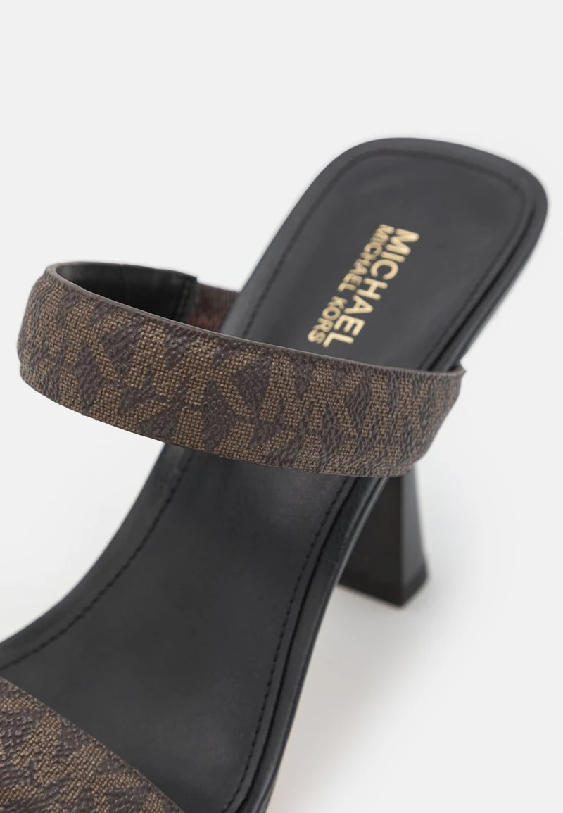 MICHAEL Michael Kors Damen CLARA - Pantolette Hoch - Brown 9 MICHAEL Michael Kors Damen CLARA - Pantolette Hoch - Brown – Bild 7