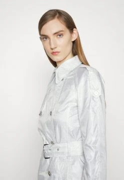 MICHAEL Michael Kors Damen Trenchcoat - White -Michael Kors Verkäufe dee05c158bcf4181b7198d1358e51b90