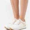 MICHAEL Michael Kors Damen BILLIE TRAINER - Sneaker Low - Optic White/gold -Michael Kors Verkäufe e15991298492427e9a8d712e5afdf33b