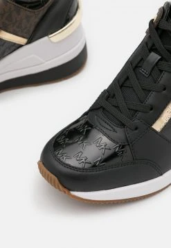 MICHAEL Michael Kors Damen GEORGIE TRAINER - Sneaker Low - Black -Michael Kors Verkäufe e1a933ebd94246e8b5f73d6b8644dd22